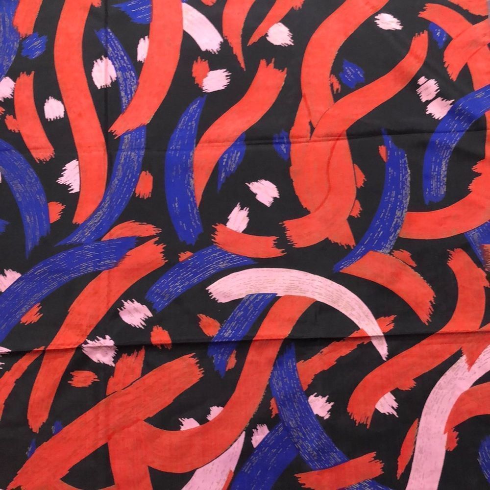 Thai 100% silk scarf made in Bangkok